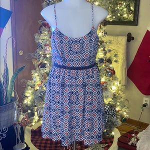 Three Pink Hearts Mini Sun Dress